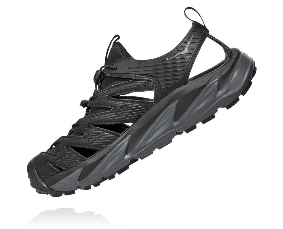 Hoka One One Hopara Sandaler Herr - Svarta - HWNZX-5267